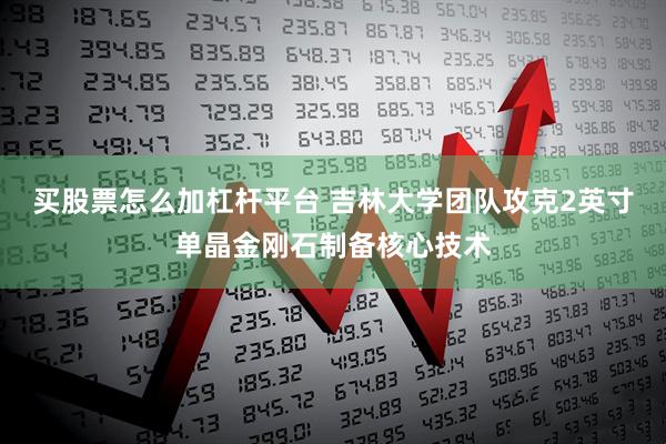 买股票怎么加杠杆平台 吉林大学团队攻克2英寸单晶金刚石制备核心技术